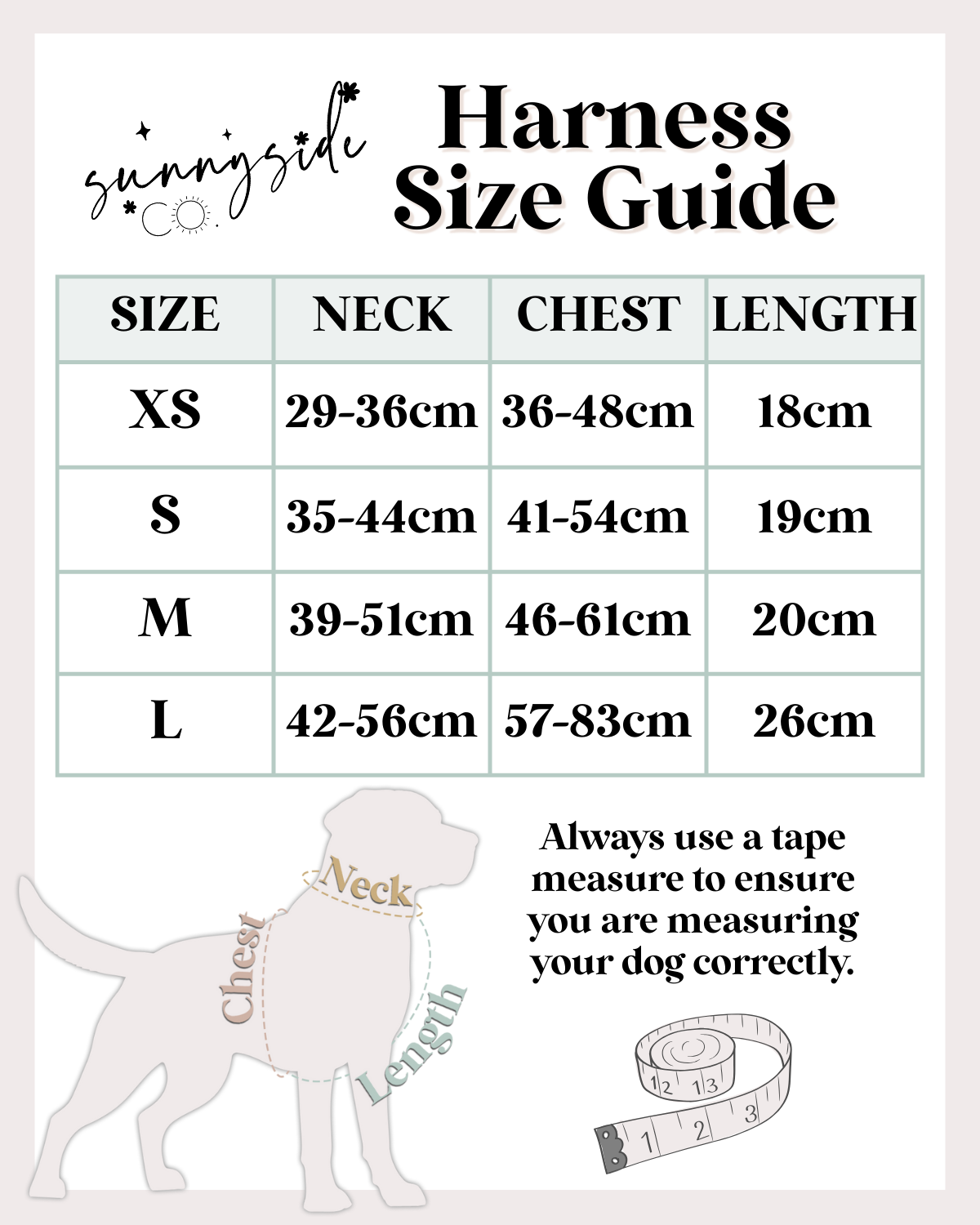 Adjustable Harness - Beauty in Greige
