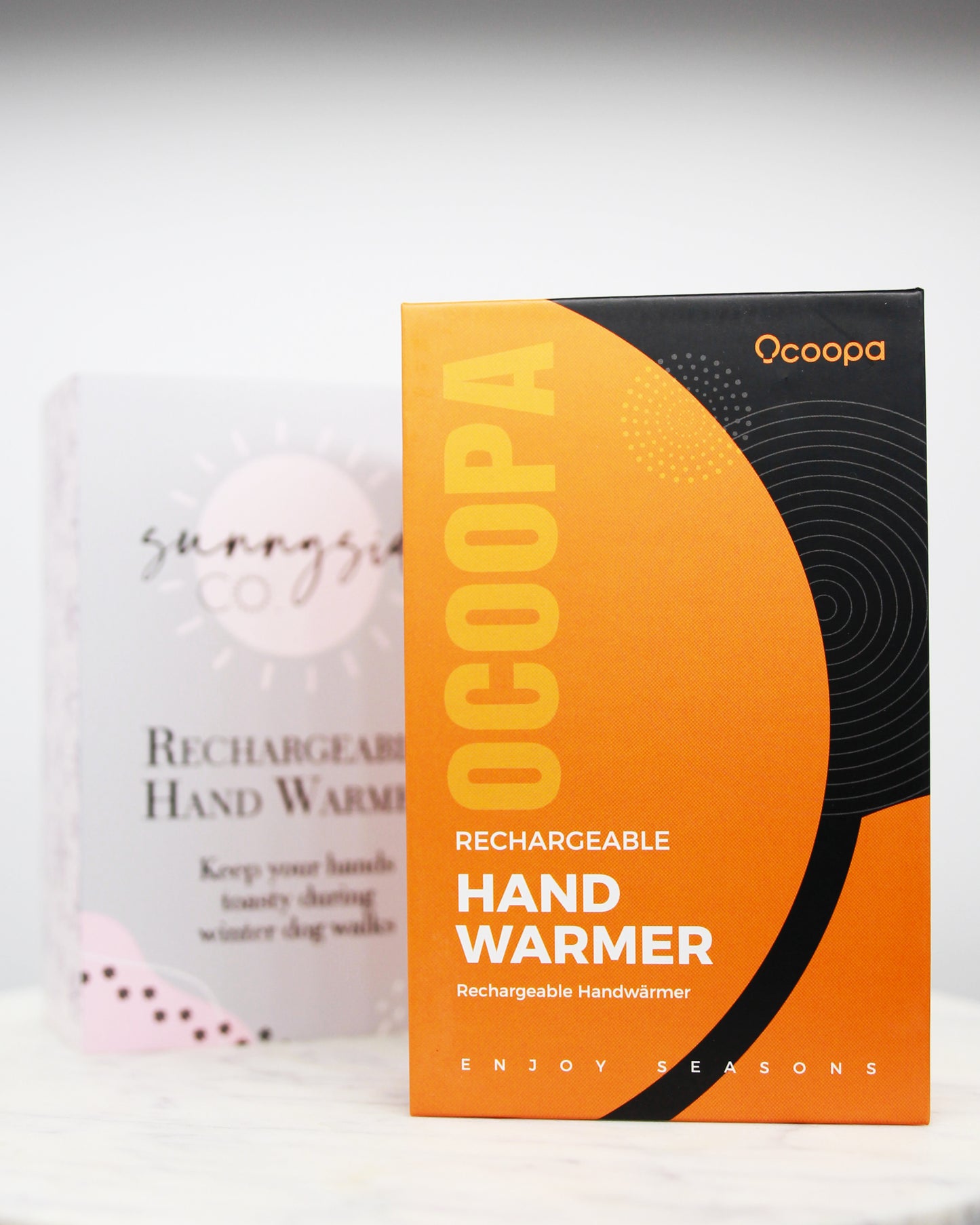 Rechargeable Hand Warmer - BLACK