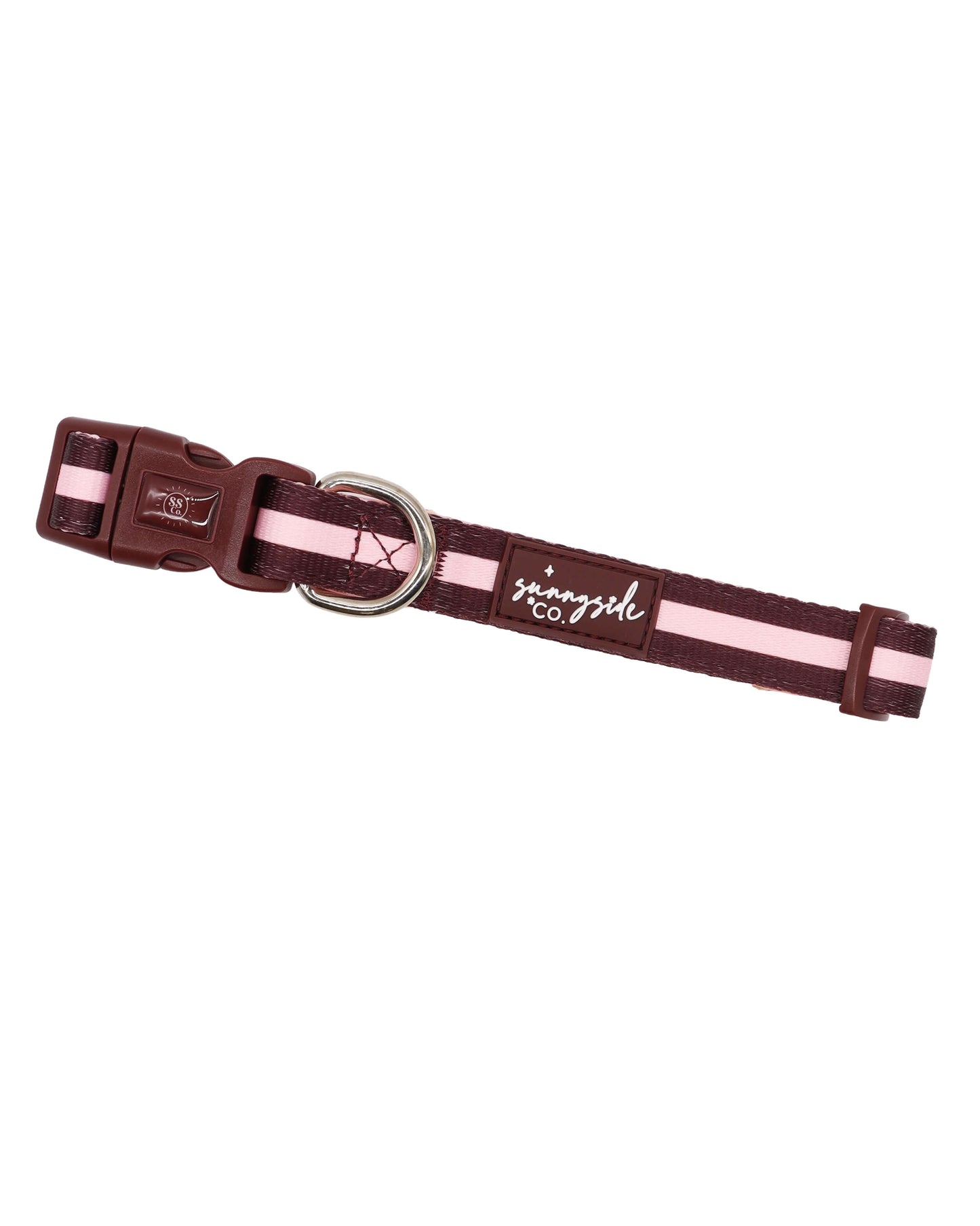 Collar - Burgundy Stripes