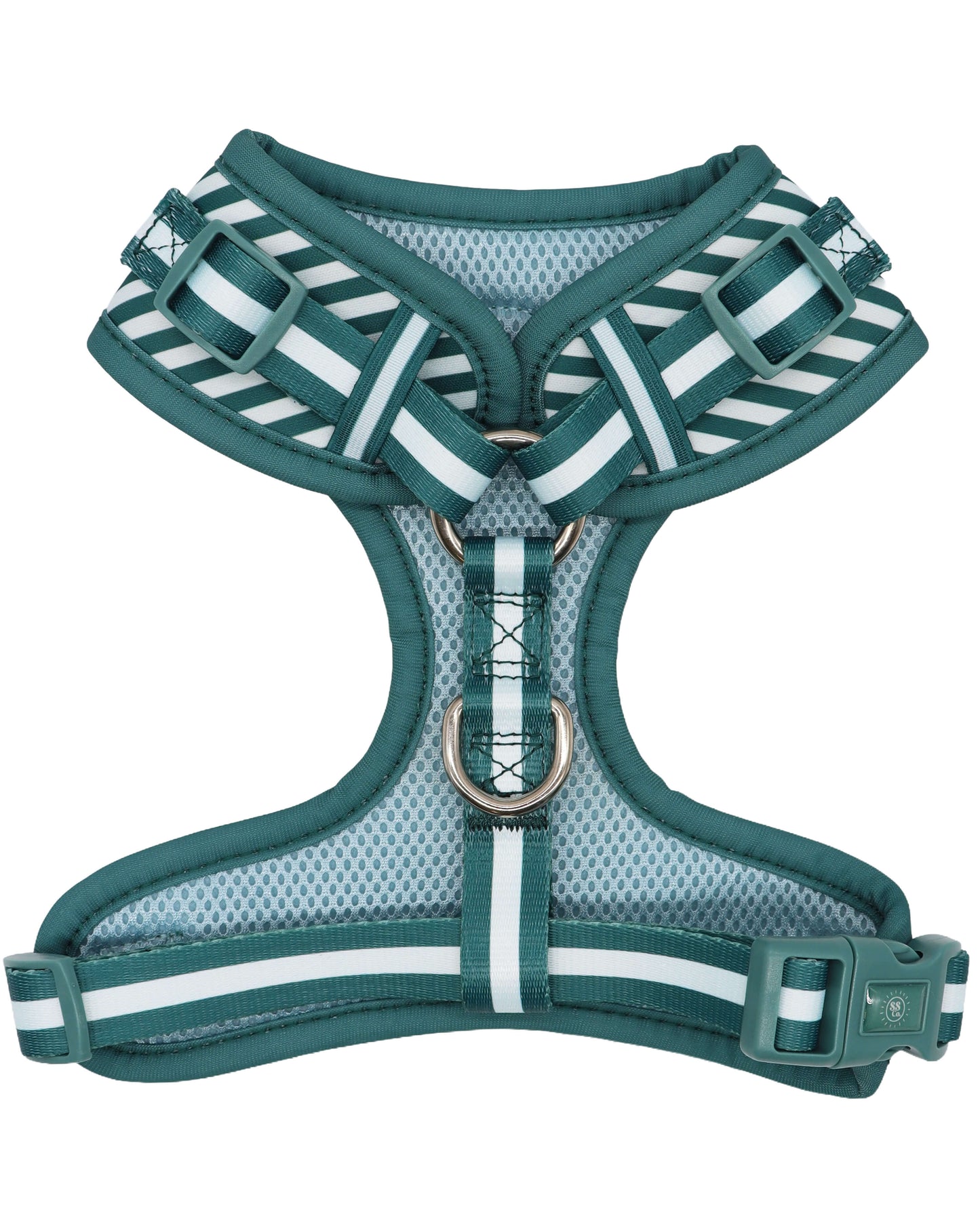 Adjustable Harness - Teal Stripes