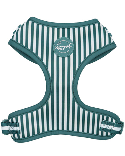 Adjustable Harness - Teal Stripes