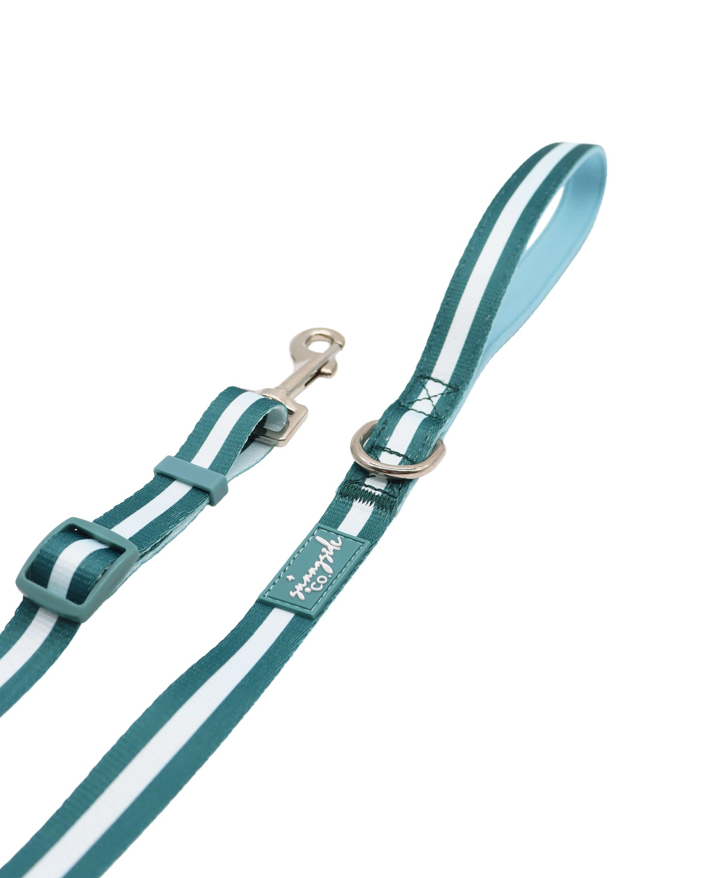 Adjustable Lead - Teal Stripes