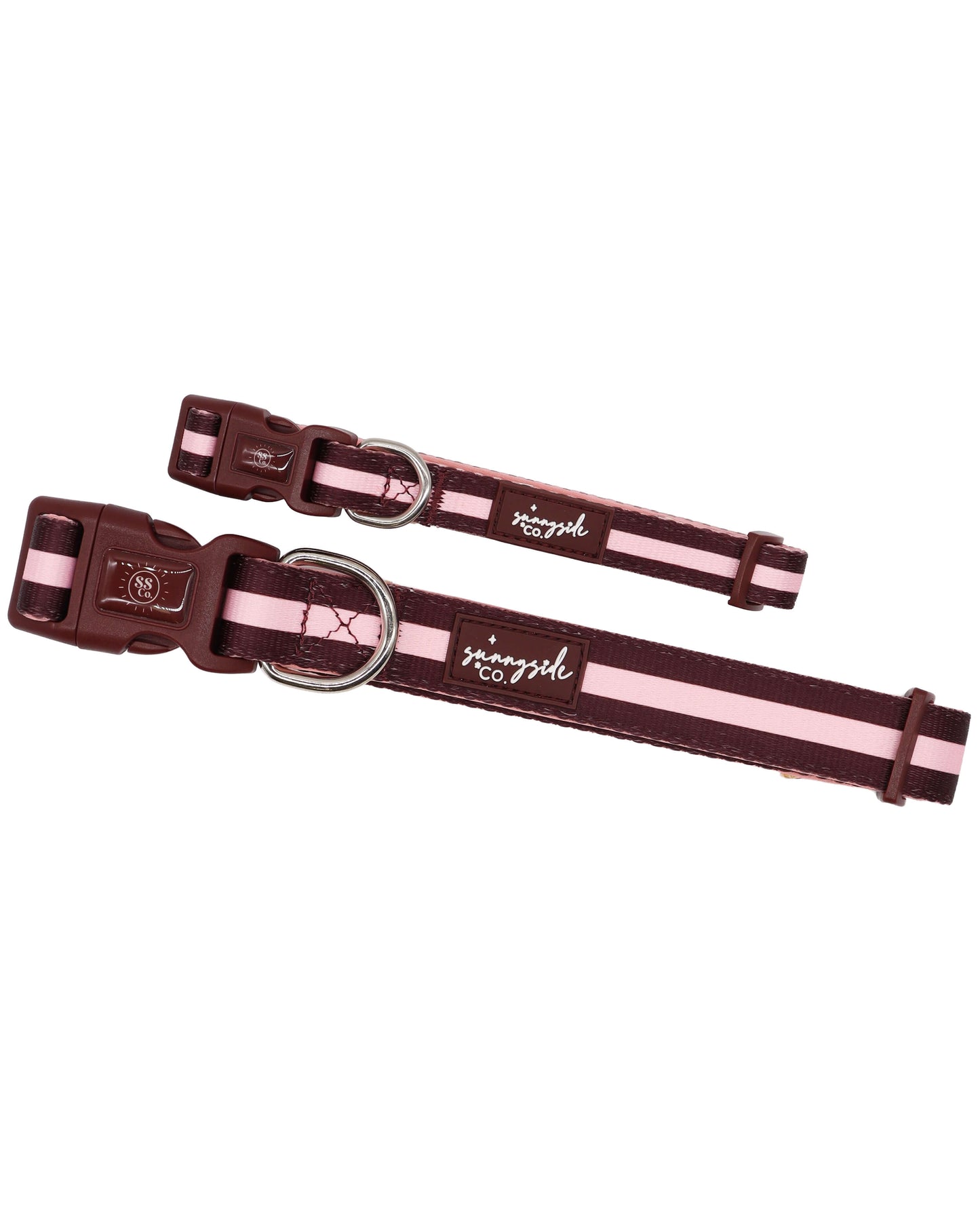 Collar - Burgundy Stripes