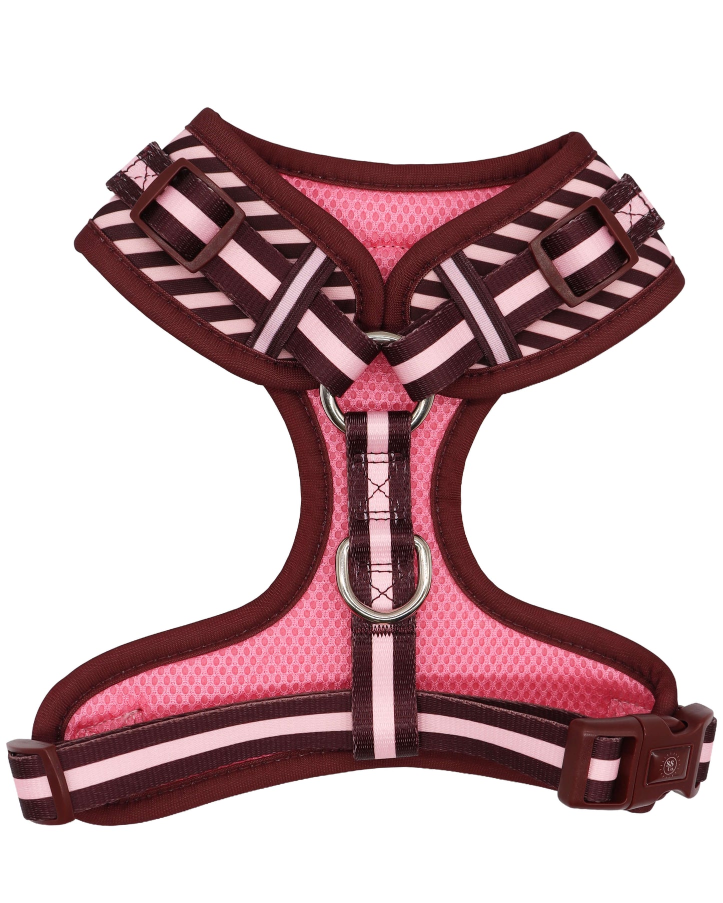 Adjustable Harness - Burgundy Stripes