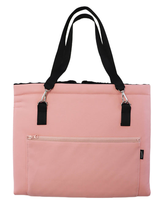 The Original Faux Leather Mat Bag - PINK