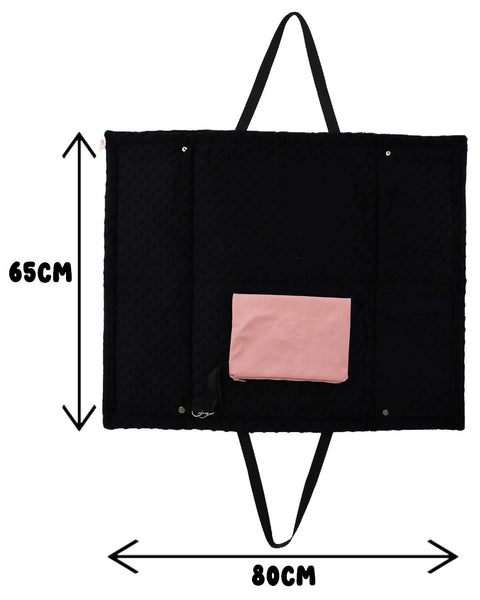 The Original Faux Leather Mat Bag - PINK