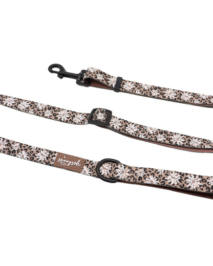 Adjustable Lead - Leopard in Bloom