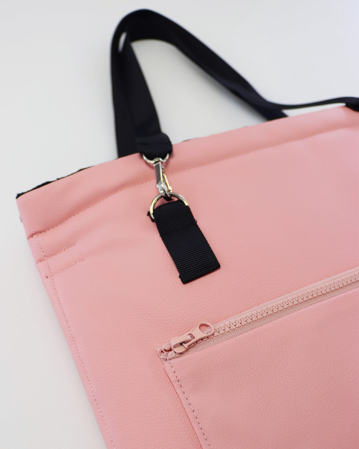 The Original Faux Leather Mat Bag - PINK