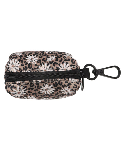 Poo Bag Holder - Leopard in Bloom