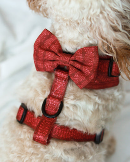 Bow Tie - Stitched With Love - BERRY RED