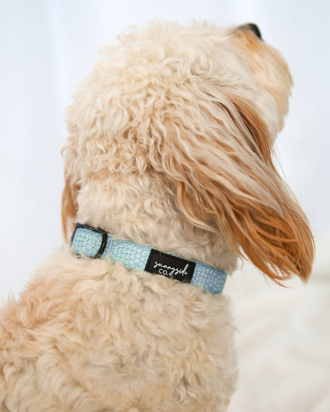 Collar - Stitched with Love - ICE BLUE