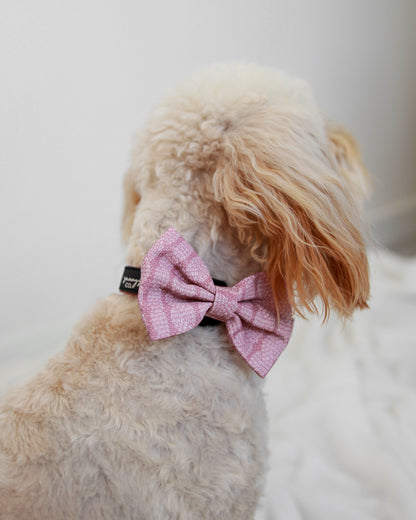 Bow Tie - Stitched With Love - DUSKY PINK