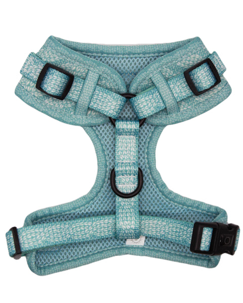 Adjustable Harness - Stitched with Love - ICE BLUE
