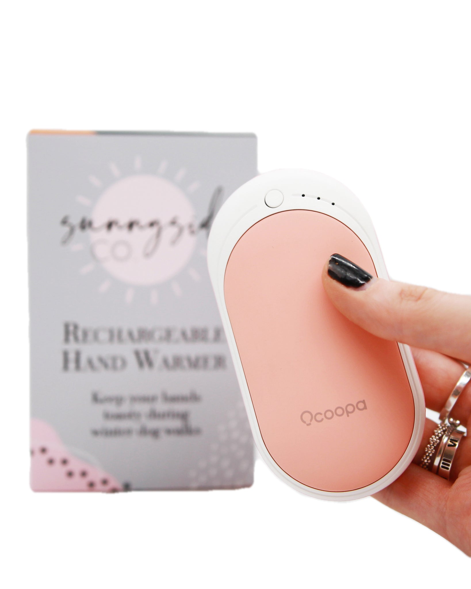 Rechargeable Hand Warmer - PINK – Sunnyside Co