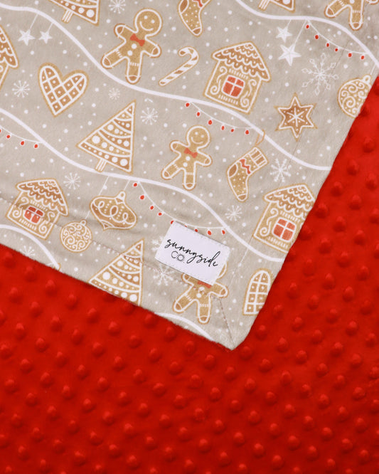 Gingerbread Kisses - Pet Blanket