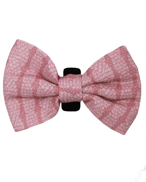 Bow Tie - Stitched With Love - DUSKY PINK