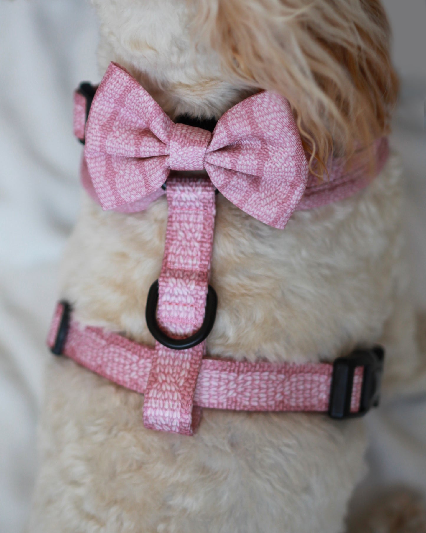 Bow Tie - Stitched With Love - DUSKY PINK