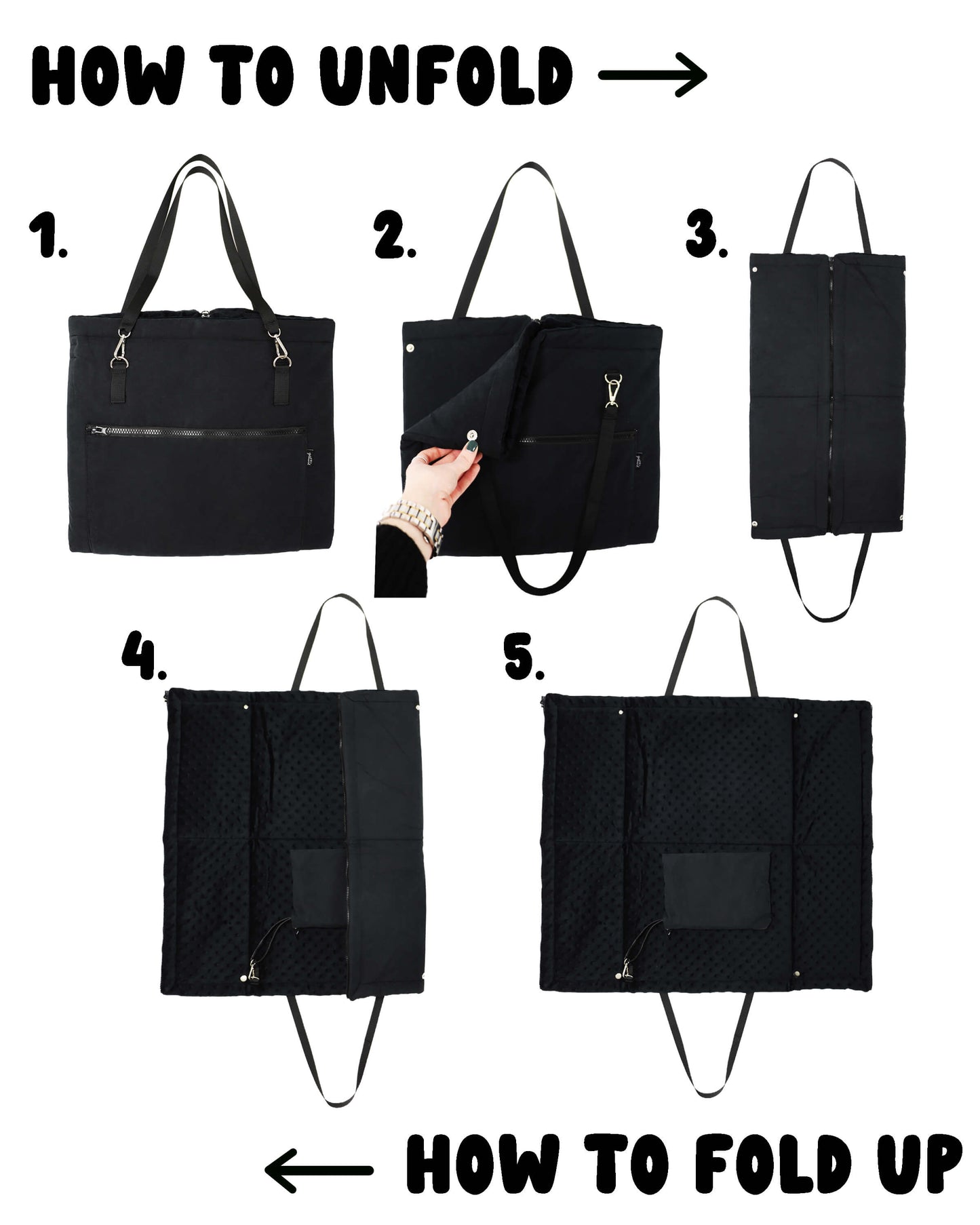 The Original Waterproof Mat Bag - PLAIN BLACK