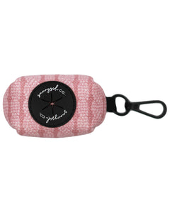 Poo Bag Holder - Stitched with Love - DUSKY PINK