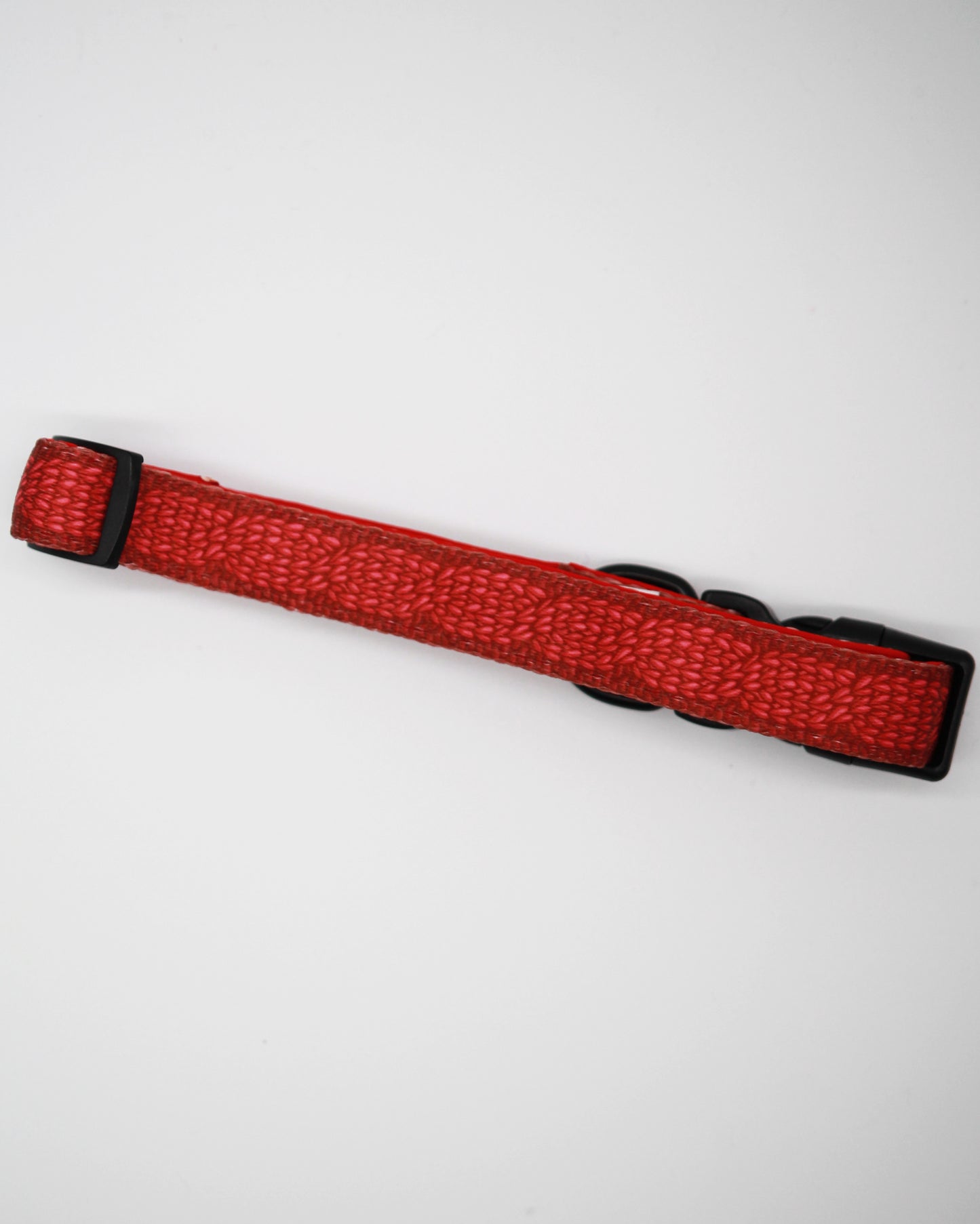 Collar - Stitched with Love - BERRY RED